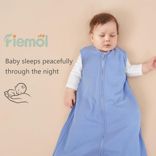Baby Sleep Sack 12-18 Months 3 Pack Apricot 100 Cotton
