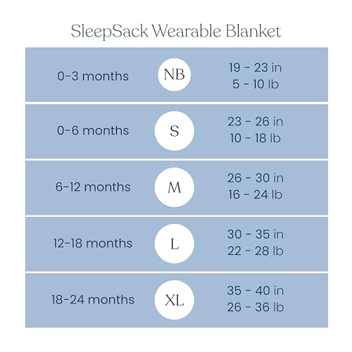 HALO SleepSack 100 Cotton Safe Sleep TOG 05 0-6 Months