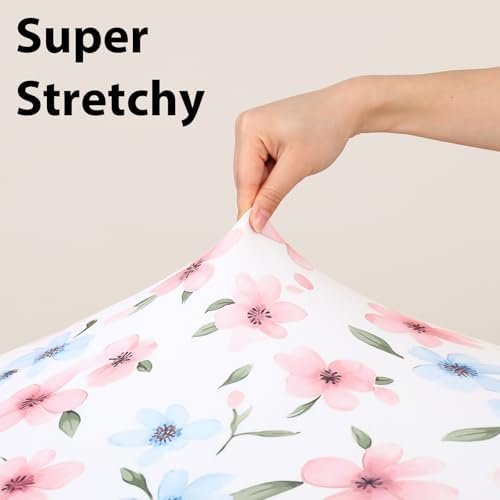 FIEMOL Baby Bassinet Sheets 3 Pack Super Soft Pink Butterfly