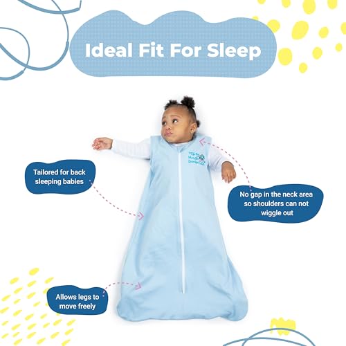 Magic Sleepsuit Baby Merlins Cotton Swaddle Transition Suit - Soft Cozy Easy Diaper Changes