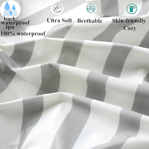Fadacudan Waterproof Bassinet Sheets 2 Pack