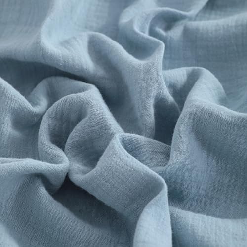 NTBAY 2 Pack Muslin Crib Sheets Soft Breathable 24x38 Inches