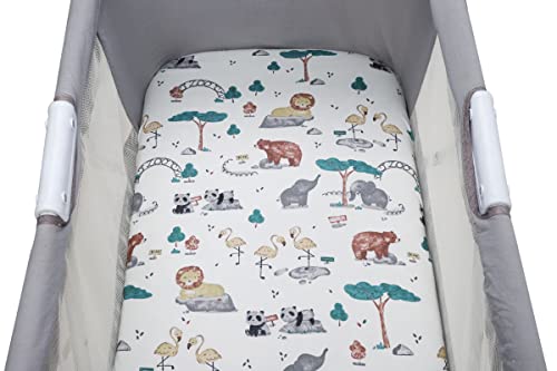 Onacosht Bassinet Sheets 4 Pack Undersea Print