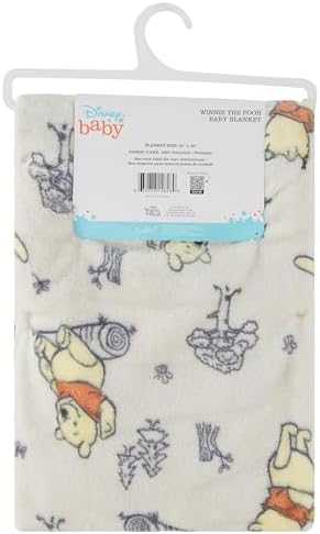 Disney Characters Flannel Fleece Baby Blanket - Soft Cozy 30x40 Inches