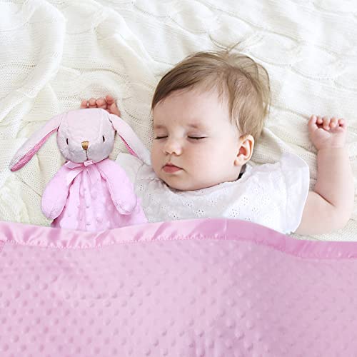 Pro Goleem Baby Blanket and Bunny Security Blanket Set