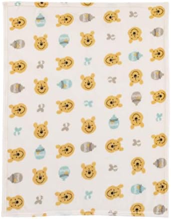 Disney Winnie The Pooh Baby Blanket - Soft Plush 30x36