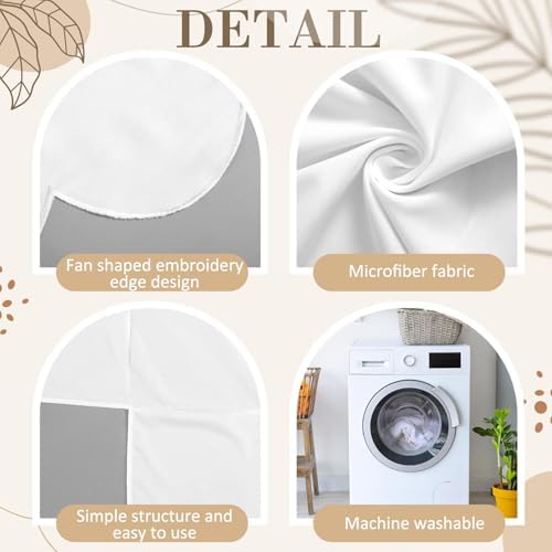 Hahafelt White Scalloped Crib Skirt 28x52 with 14 Drop Pleated Dust Ruffle