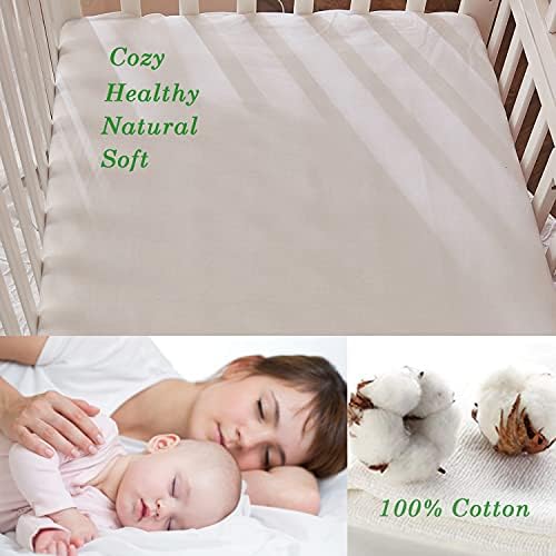 Brandream Floral Crib Bedding Set for Girls 6 Piece