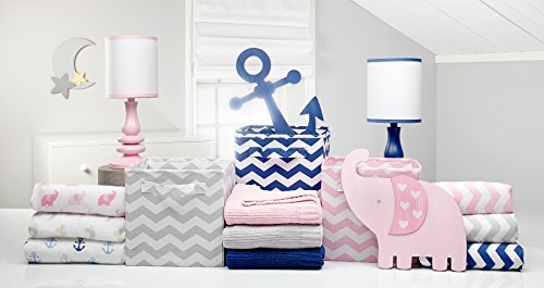 NoJo Little Love Crib Skirt with Dust Ruffle