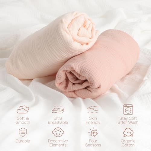 Amrcbb Baby Organic Fitted Crib Sheets 2 Pack