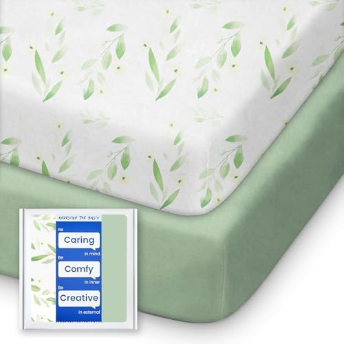TotBasic Pack N Play Sheets Fitted - 2 Pack