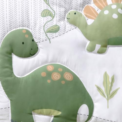 The Peanutshell Dinosaur Dreams Crib Bedding Set 3-Piece