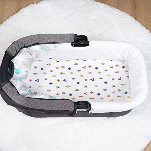 Davids Kids 100 Cotton Bassinet Sheets 2 Pack Woodland Animals