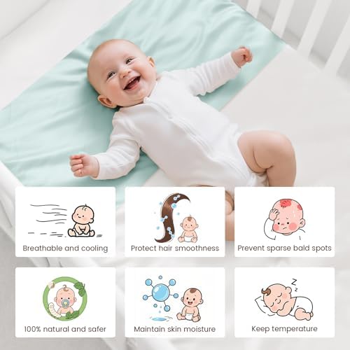 THXSILK 7A Silk Bassinet Sheet - Light Blue