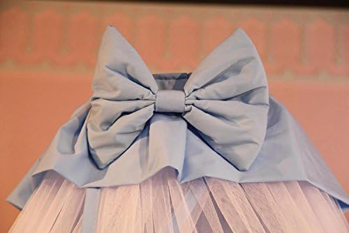 RuiHome Baby Mosquito Net with Blue Bowknot for Crib and Cot