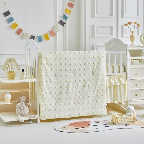 UOZZI BEDDING 3 Piece Crib Bedding Set