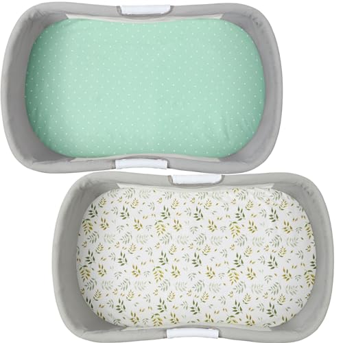 Fadacudan Waterproof Bassinet Sheets 2 Pack 1