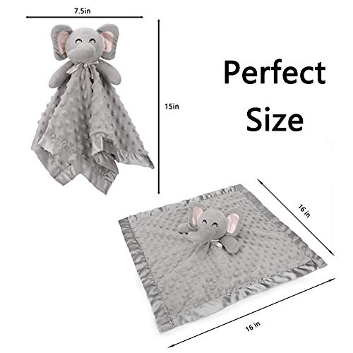 Pro Goleem Elephant Security Blanket 16 Inch