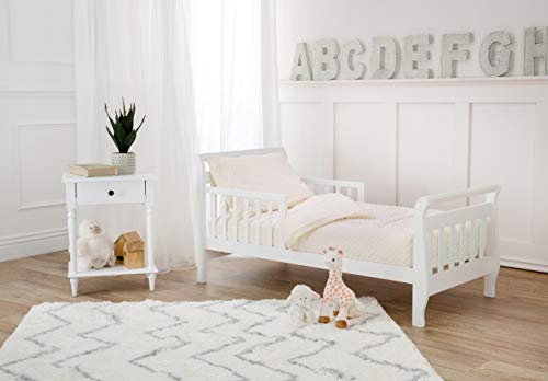 TL Care Minky Dot Chenille Toddler Bedding Set Cream