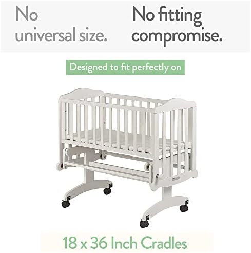 Joey Joan Cradle Sheets Fitted 18x36 Inch 2 Pack