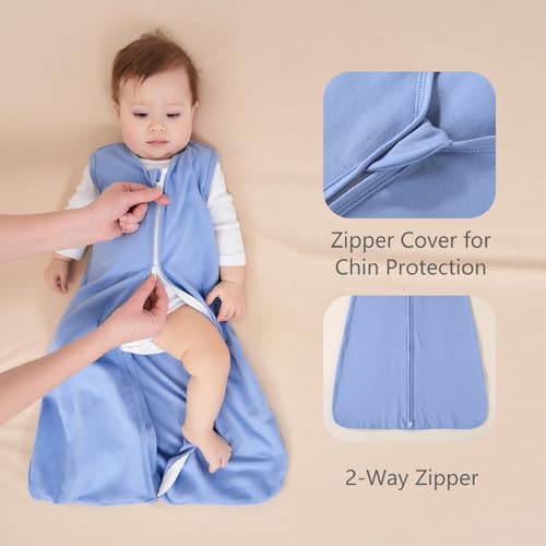 Baby Sleep Sack 12-18 Months 3 Pack Apricot 100 Cotton