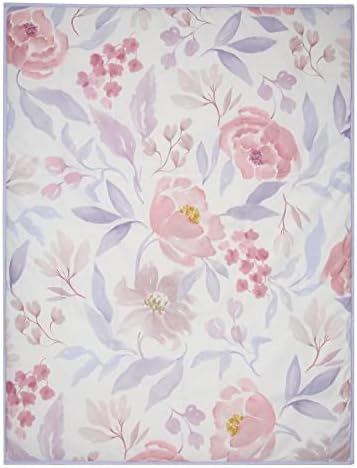 Bedtime Originals Lavender Floral 3-Piece Crib Bedding Set - PinkPurple