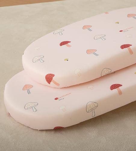 SDY Mushroom Bassinet Sheets Set 2 Pack