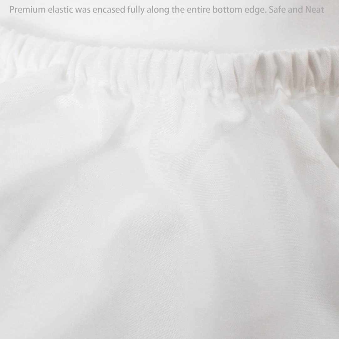 CaSaJa 3 Pack Bassinet Sheet Set - White