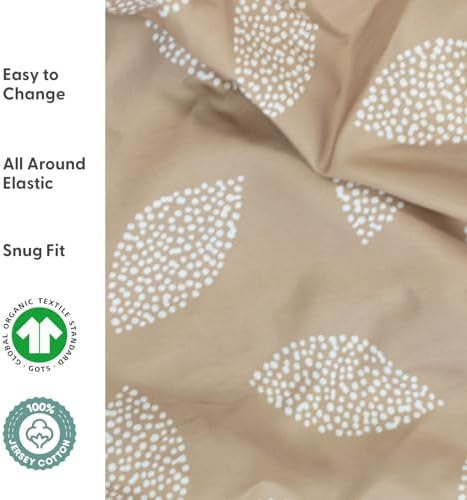 The Peanutshell Safari Bassinet Sheets 4-Pack - Neutral Soft Cozy