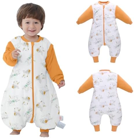 Baby Sleeping Bag Split Leg with Removable Sleeves