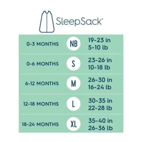 HALO SleepSack - 100 Cotton Wearable Blanket for 0-6 Months