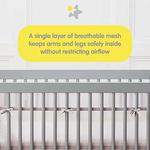 Mini Crib Breathable Mesh Liner by BreathableBaby 1