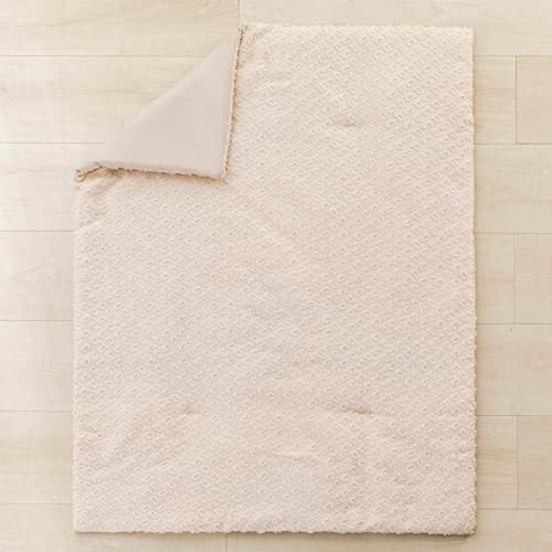 Cokouchyi 3 Piece Crib Bedding Set Beige