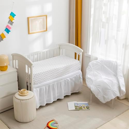 PINNKKU 3-Piece Crib Bedding Set for Baby
