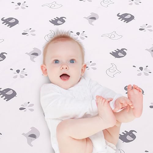 Wowelife Elephant Crib Bedding Set for Boys 1