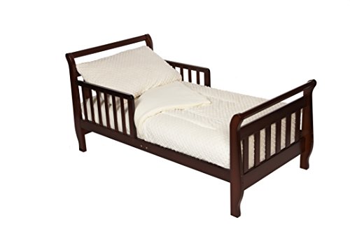 TL Care Minky Dot Chenille Toddler Bedding Set Cream