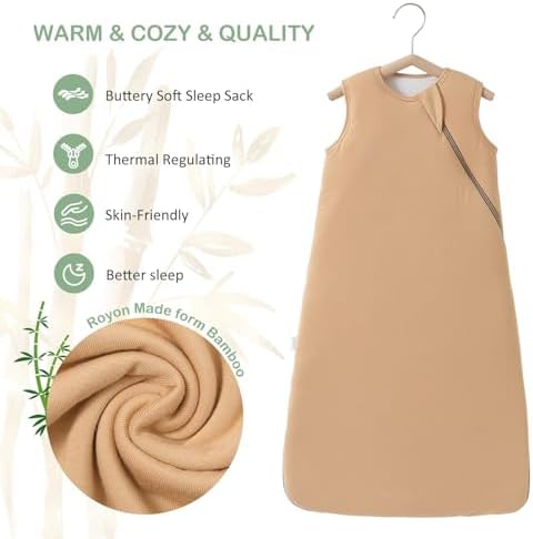 LOVABYLUCK Baby Sleep Sack with 2-Way Zipper 1