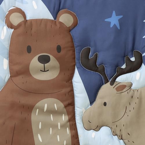 The Peanutshell 3 Piece Crib Bedding Set for Boys