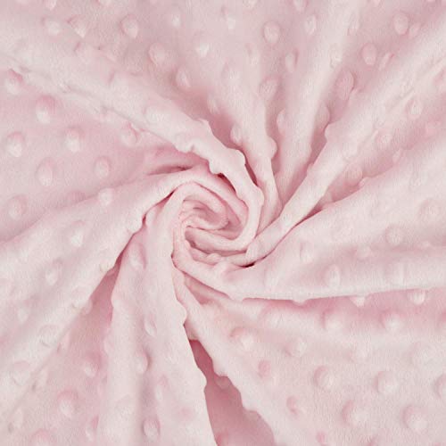 American Baby Company Heavenly Soft Minky Dot Crib Bedding Set Pink 1