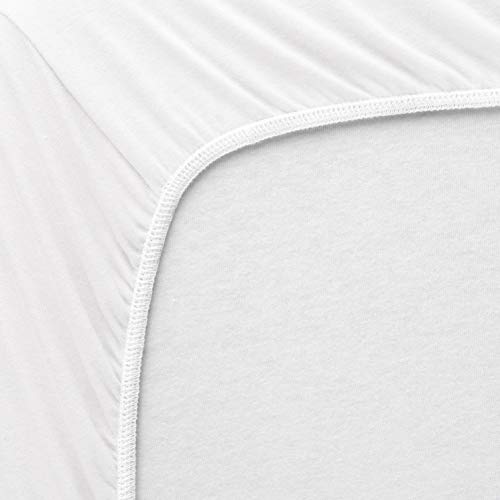 SheetWorld Fitted Cradle Sheet 18 x 36 Organic White 100 Cotton