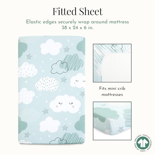 Evolur Buybuy Baby Dreamer Crib Bedding Set 3 Piece