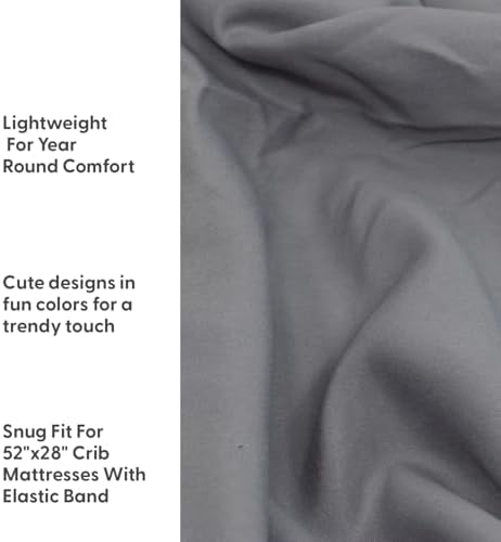 The Peanutshell 4-Pack Crib Sheets - Celestial Moon Stars Design