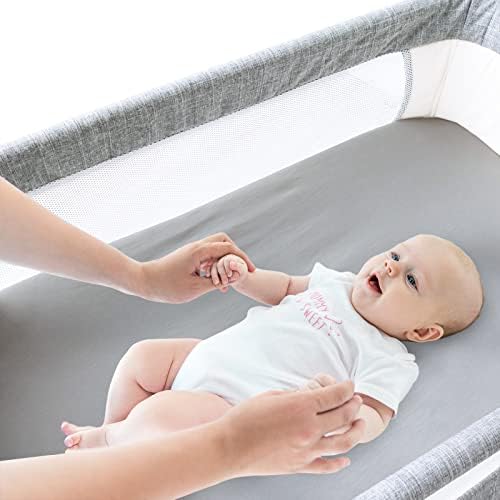 Biloban Bassinet Sheets 2 Pack Gray 100 Cotton 1