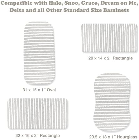 Bublo Baby 3-Pack Organic Bassinet Sheets 1