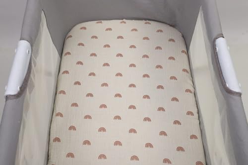 Onacosht Muslin Bassinet Sheets 33x19 2 Pack for Baby Boy Girl