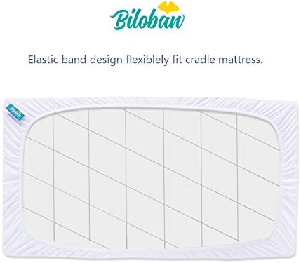 Biloban Cradle Mattress Pad Cover 36 x 18