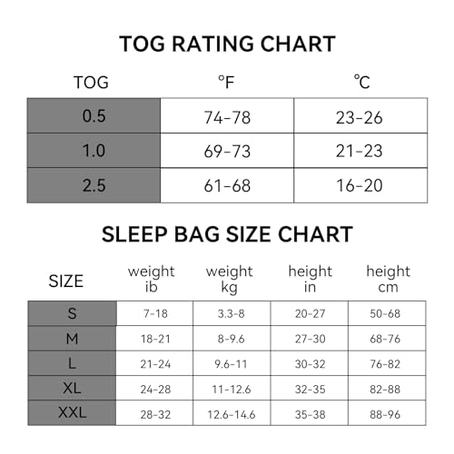 BubblePanda Bamboo Rayon Sleep Sack 18-24 Months 05 Tog