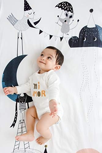 Rookie Humans 100 Cotton Sateen Crib Sheet The Moons Birthday