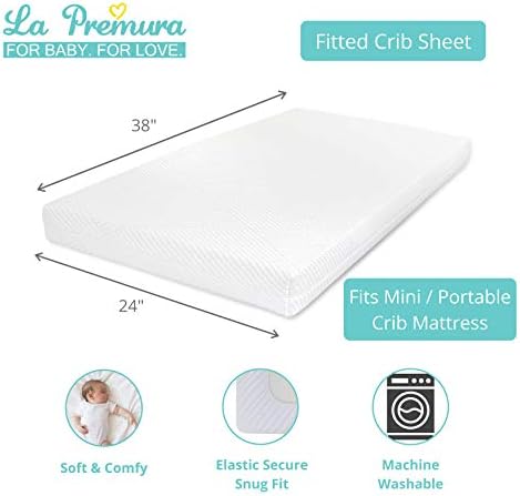 La Premura Baby Mini Crib Bedding Set for Girls