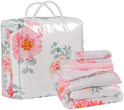 La Premura Baby Girl Crib Bedding Set 3 Piece
